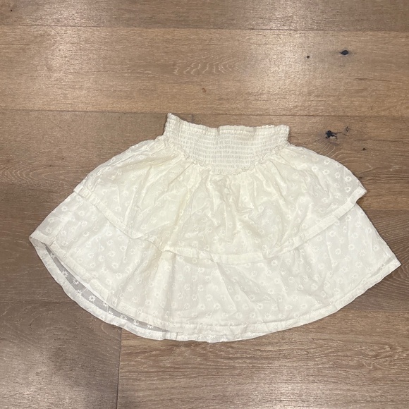 Holster tiered white mini skirt size xs - Picture 1 of 3